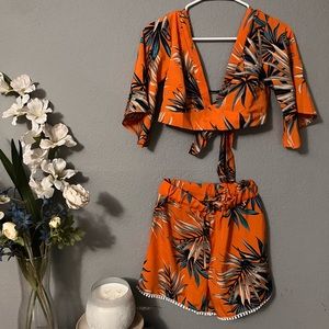 2 Piece Hawaiian Set